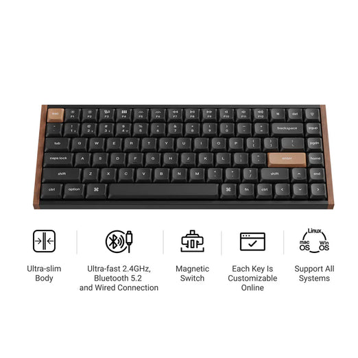 Keychron K3 HE Draadloos Magnetisch Schakelaar Aangepast Toetsenbord