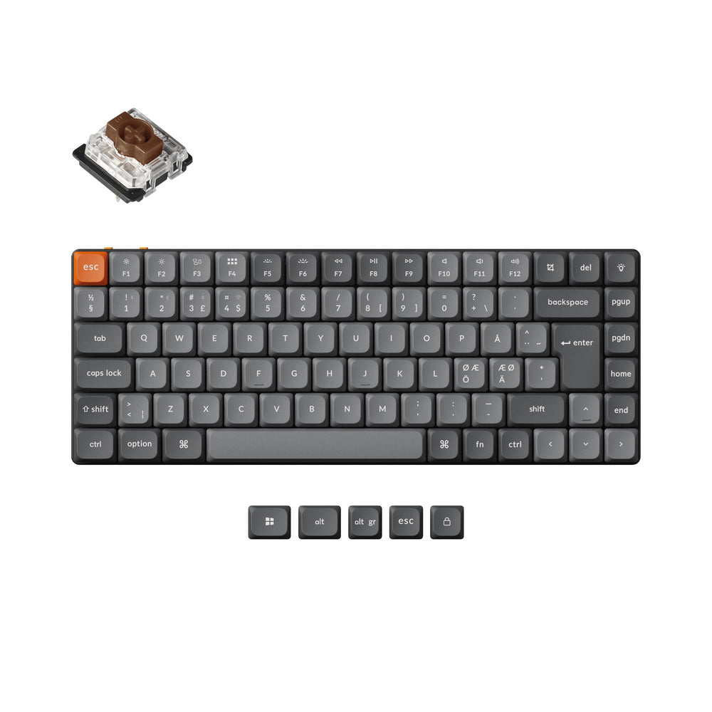 Keychron K3 Max QMK/VIA Draadloos Aangepast Mechanisch Toetsenbord ISO-indeling Collectie