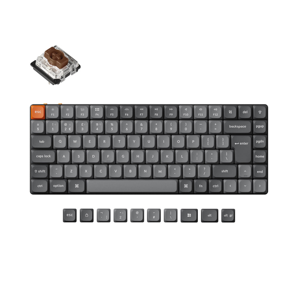 Keychron K3 Max QMK/VIA Draadloos Aangepast Mechanisch Toetsenbord ISO-indeling Collectie