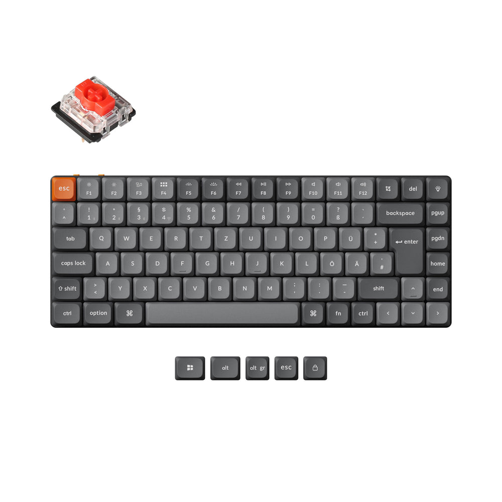 Keychron K3 Max QMK/VIA Draadloos Aangepast Mechanisch Toetsenbord ISO-indeling Collectie