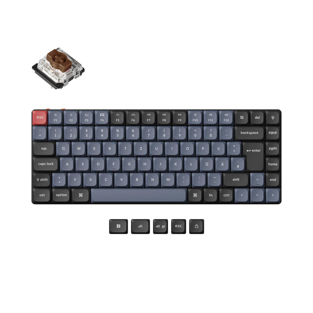 Keychron K3 Pro QMK/VIA Draadloos Mechanisch Toetsenbord ISO-indeling Collectie
