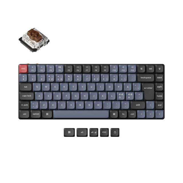 Keychron K3 Pro QMK/VIA Draadloos Mechanisch Toetsenbord ISO-indeling Collectie