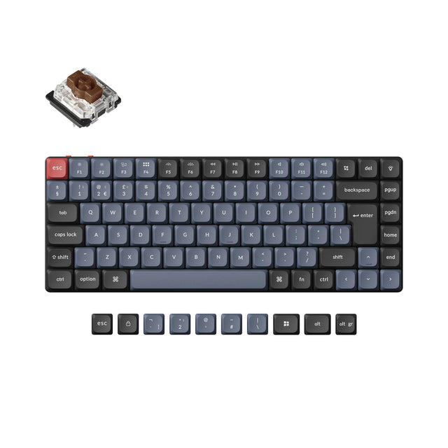 Keychron K3 Pro QMK/VIA Draadloos Mechanisch Toetsenbord ISO-indeling Collectie