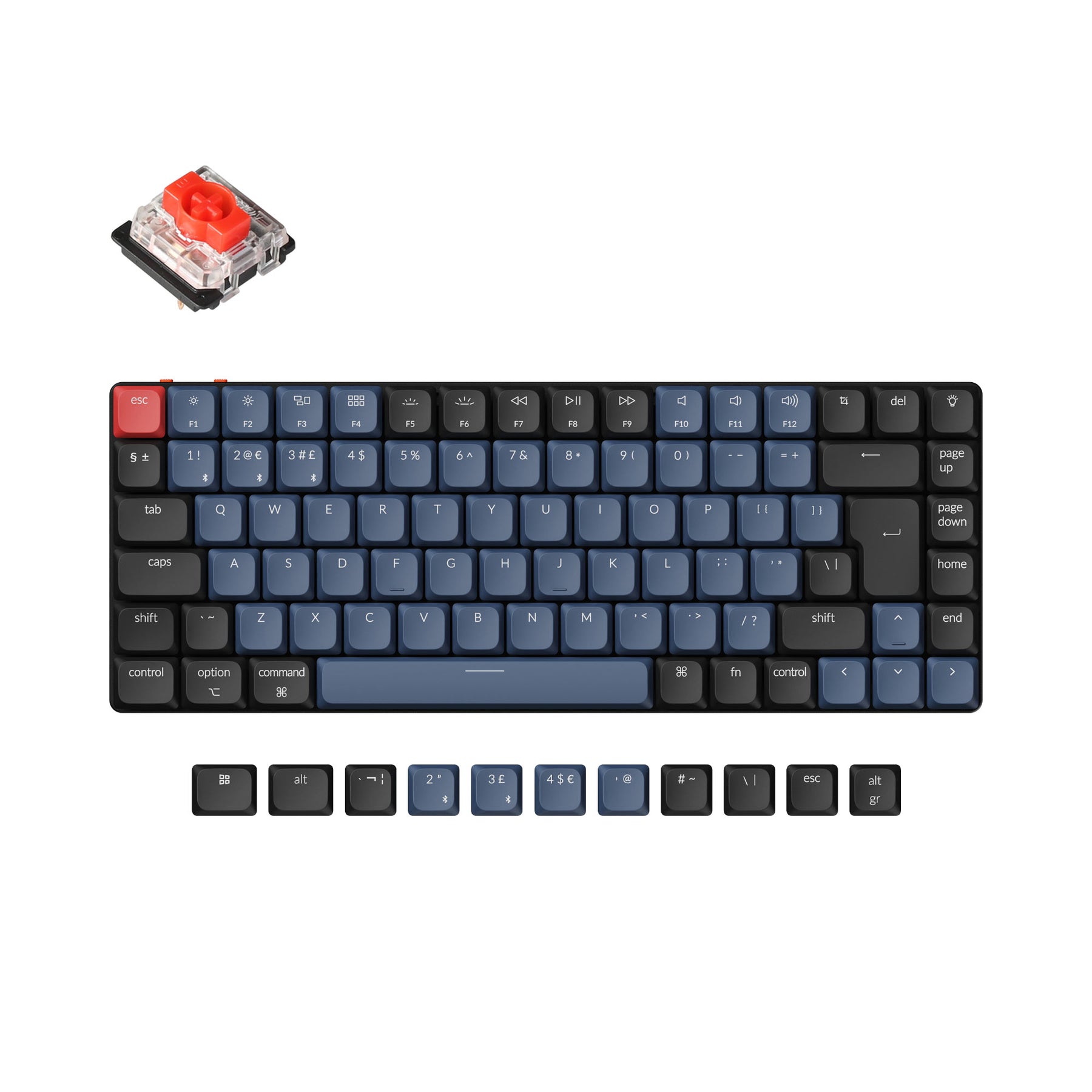 Keychron K3 Pro QMK/VIA Draadloos Mechanisch Toetsenbord ISO-indeling Collectie