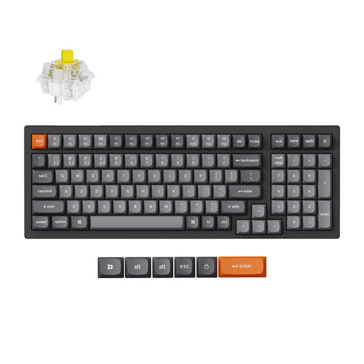 Keychron K4 Max QMK Draadloos Mechanisch Toetsenbord (US ANSI Toetsenbord)
