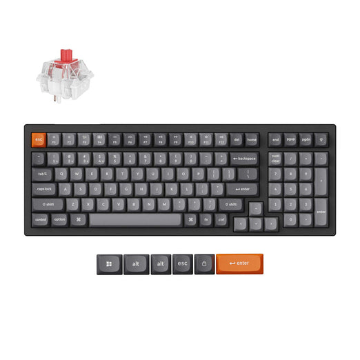 Keychron K4 Max QMK Draadloos Mechanisch Toetsenbord (US ANSI Toetsenbord)