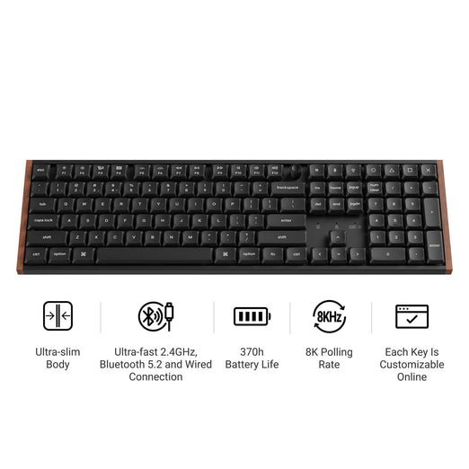Keychron K5 Ultra 8K draadloos mechanisch maatwerktoetsenbord (US ANSI-indeling)