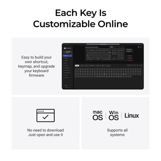 Keychron K5 Ultra 8K draadloos mechanisch maatwerktoetsenbord (US ANSI-indeling)