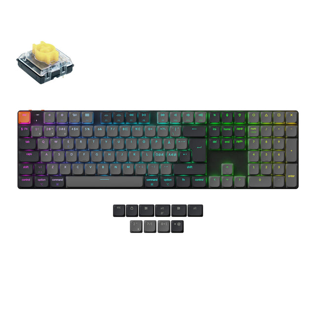 Keychron K5 QMK Draadloos Mechanisch Toetsenbord ISO-indeling - Versie 2