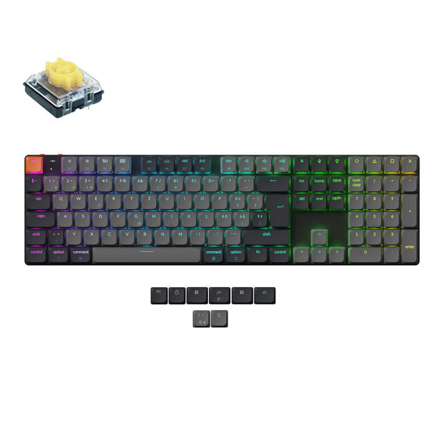 Keychron K5 QMK Draadloos Mechanisch Toetsenbord ISO-indeling - Versie 2