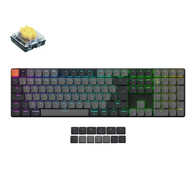 Keychron K5 QMK Draadloos Mechanisch Toetsenbord ISO-indeling - Versie 2