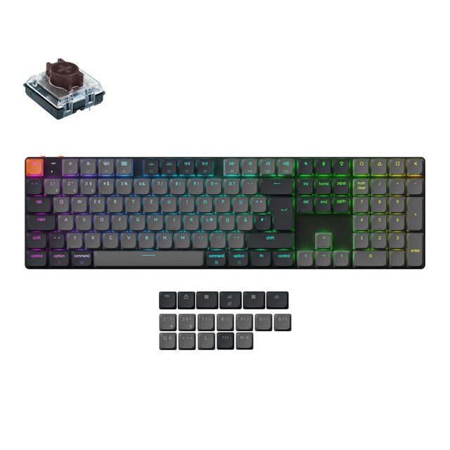 Keychron K5 QMK Draadloos Mechanisch Toetsenbord ISO-indeling - Versie 2