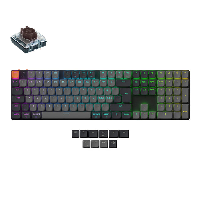 Keychron K5 QMK Draadloos Mechanisch Toetsenbord ISO-indeling - Versie 2