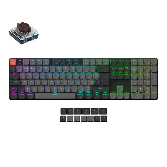 Keychron K5 QMK Draadloos Mechanisch Toetsenbord ISO-indeling - Versie 2