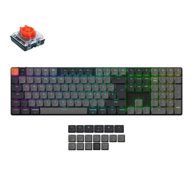 Keychron K5 QMK Draadloos Mechanisch Toetsenbord ISO-indeling - Versie 2
