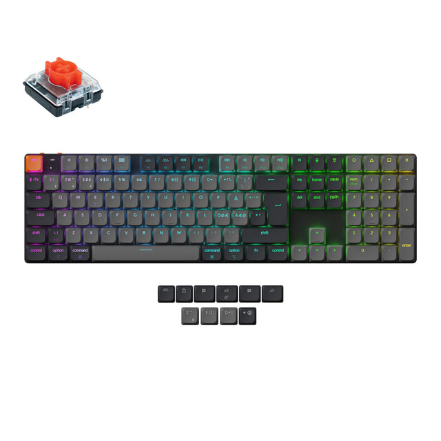 Keychron K5 QMK Draadloos Mechanisch Toetsenbord ISO-indeling - Versie 2