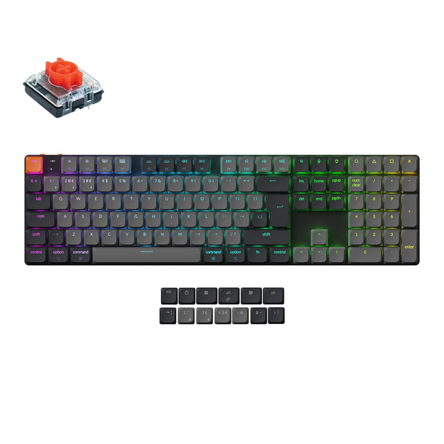 Keychron K5 QMK Draadloos Mechanisch Toetsenbord ISO-indeling - Versie 2