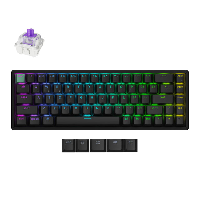 Keychron K6 HE Draadloos Magnetisch Schakeltoetsenbord (US ANSI-indeling)
