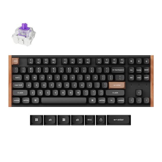 Keychron K8 HE Draadloos Magnetisch Schakelaar Aangepast Toetsenbord (US ANSI-indeling)
