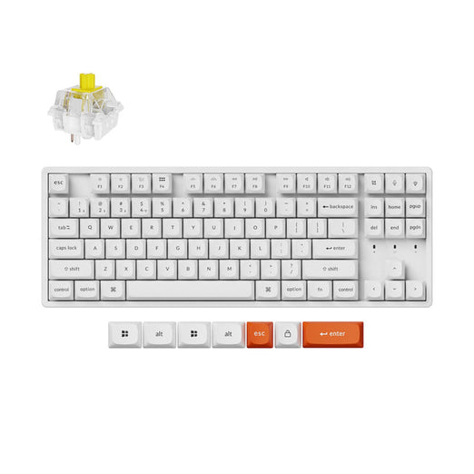 Keychron K8 Max QMK Draadloos Mechanisch Toetsenbord (US ANSI-indeling)