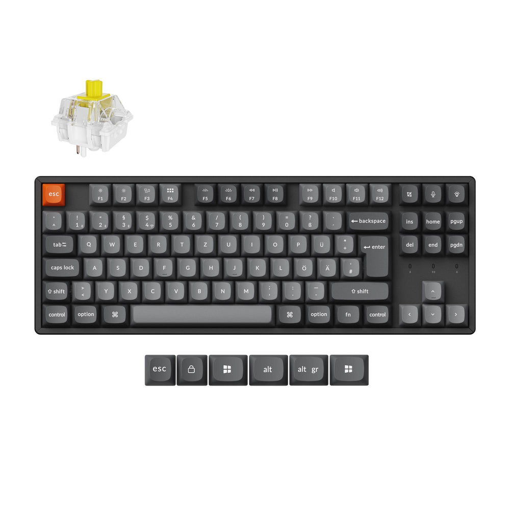 Keychron K8 Max QMK Draadloos Mechanisch Toetsenbord ISO-indeling Collectie