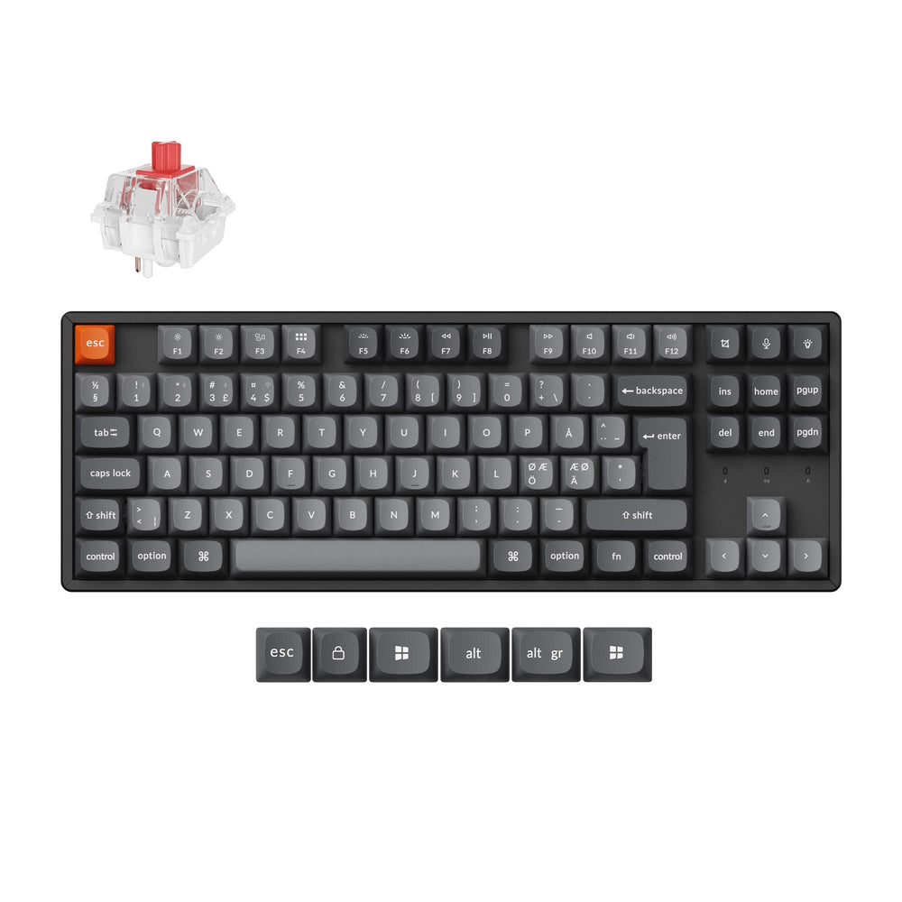 Keychron K8 Max QMK Draadloos Mechanisch Toetsenbord ISO-indeling Collectie