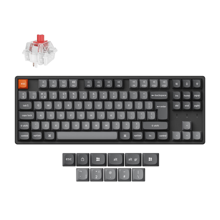 Keychron K8 Max QMK Draadloos Mechanisch Toetsenbord ISO-indeling Collectie