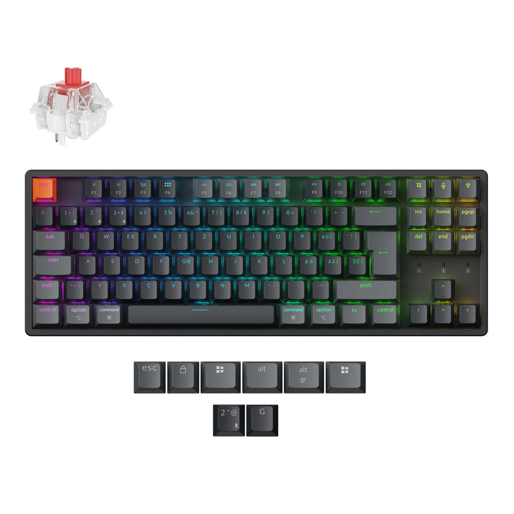 Keychron K8 QMK Draadloos Mechanisch Toetsenbord ISO-indeling - Versie 2