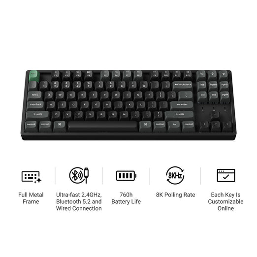 Keychron K8 Ultra 8K Draadloos Aangepast Mechanisch Toetsenbord (US ANSI Indeling)