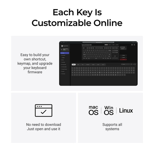 Keychron K8 Ultra 8K Draadloos Aangepast Mechanisch Toetsenbord (US ANSI Indeling)