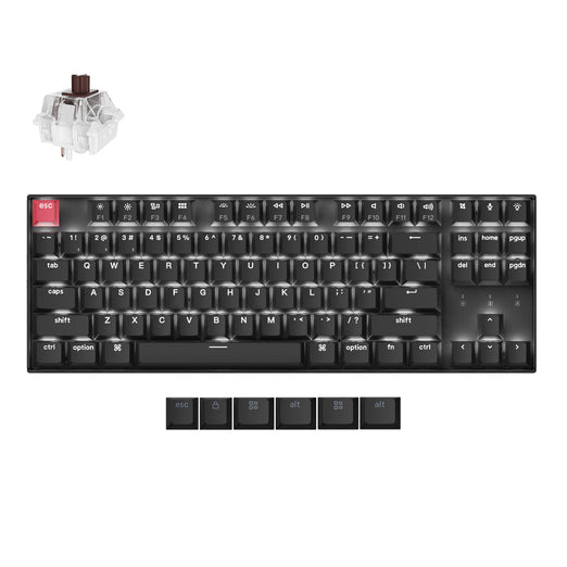 Keychron K8 QMK Draadloos Mechanisch Toetsenbord (Versie 2)(US ANSI-indeling)