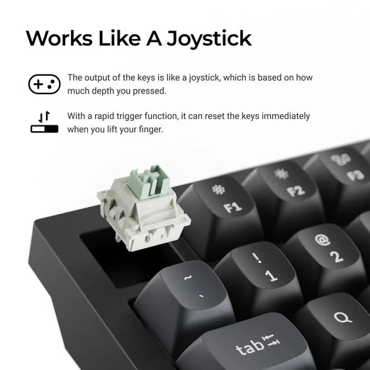 Keychron Q1 HE 8K Bedraad Magnetisch Schakeltoetsenbord