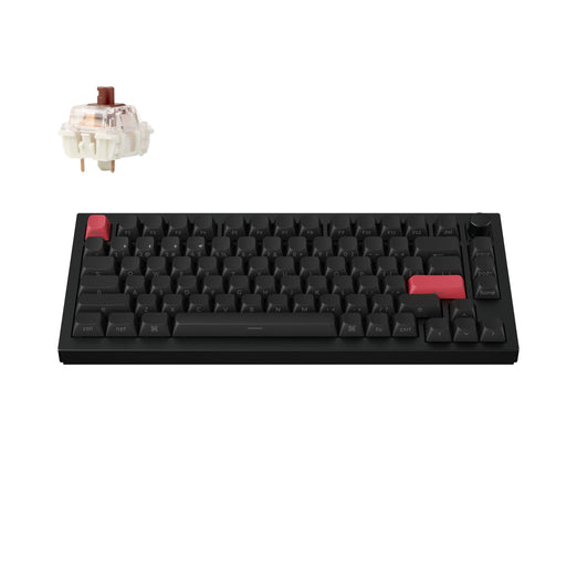 Keychron Q1 Max QMK/VIA Draadloos Aangepast Mechanisch Toetsenbord (VS-indeling)