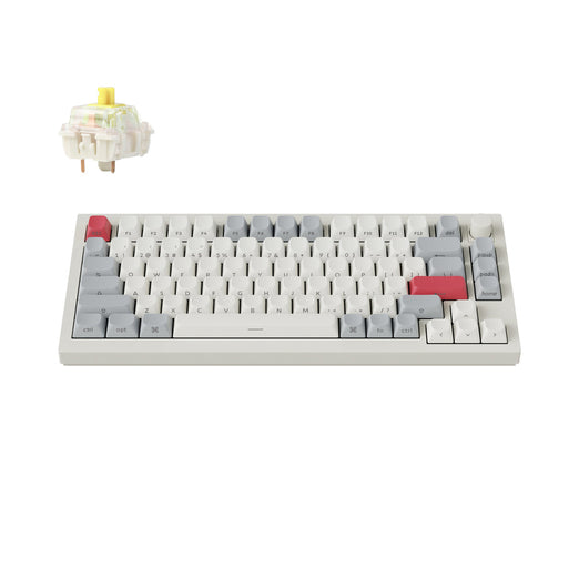 Keychron Q1 Max QMK/VIA Draadloos Aangepast Mechanisch Toetsenbord (VS-indeling)