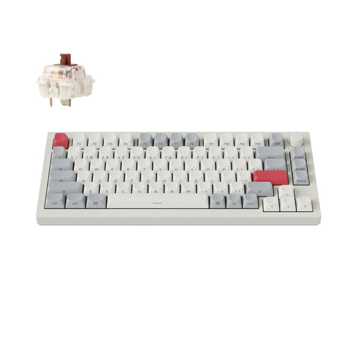 Keychron Q1 Max QMK/VIA Draadloos Aangepast Mechanisch Toetsenbord (VS-indeling)