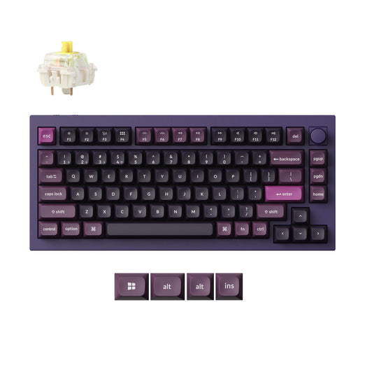 Keychron Q1 Max QMK/VIA Draadloos Aangepast Mechanisch Toetsenbord (VS-indeling)