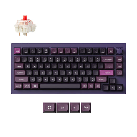 Keychron Q1 Max QMK/VIA Draadloos Aangepast Mechanisch Toetsenbord (VS-indeling)