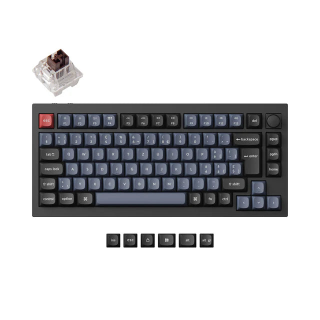 Keychron Q1 Pro QMK/VIA Draadloos Aangepast Mechanisch Toetsenbord ISO-indeling Collectie