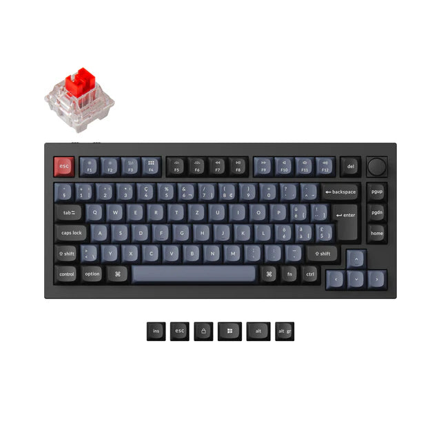 Keychron Q1 Pro QMK/VIA Draadloos Aangepast Mechanisch Toetsenbord ISO-indeling Collectie