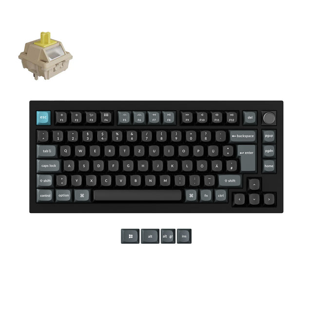 Keychron Q1 Ultra 8K Draadloos Aangepast Mechanisch Toetsenbord ISO-indeling Collectie