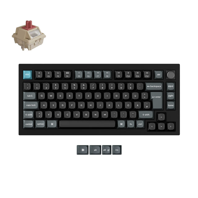 Keychron Q1 Ultra 8K Draadloos Aangepast Mechanisch Toetsenbord ISO-indeling Collectie