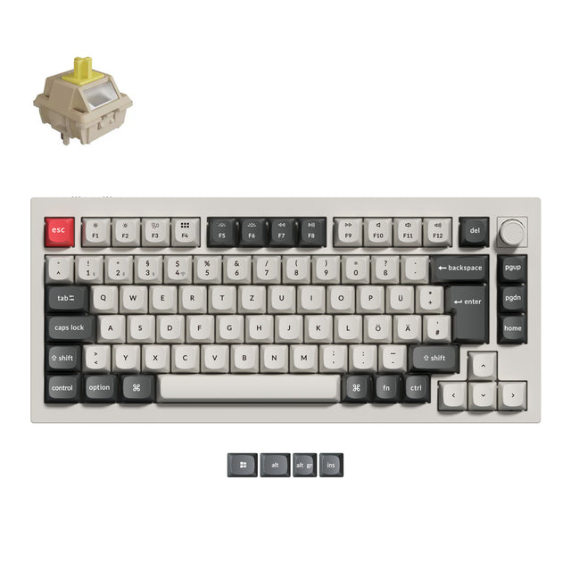 Keychron Q1 Ultra 8K Draadloos Aangepast Mechanisch Toetsenbord ISO-indeling Collectie