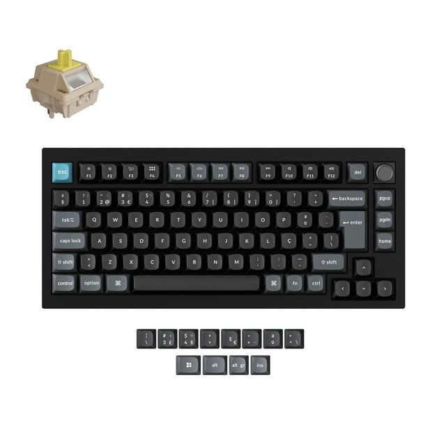Keychron Q1 Ultra 8K Draadloos Aangepast Mechanisch Toetsenbord ISO-indeling Collectie
