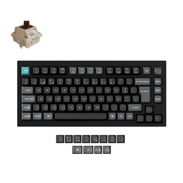 Keychron Q1 Ultra 8K Draadloos Aangepast Mechanisch Toetsenbord ISO-indeling Collectie
