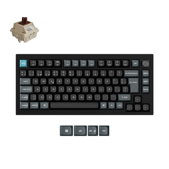 Keychron Q1 Ultra 8K Draadloos Aangepast Mechanisch Toetsenbord ISO-indeling Collectie
