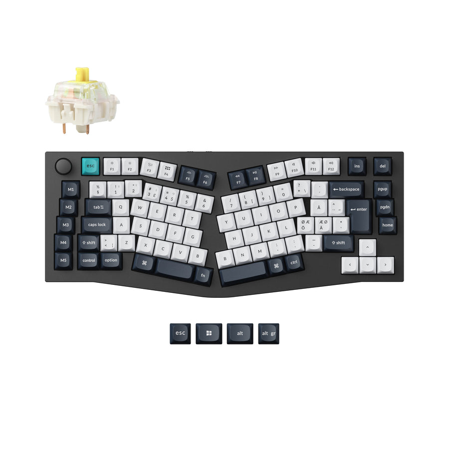 Keychron Q10 Max (Alice-indeling) QMK Aangepast Mechanisch Toetsenbord ISO-indeling Collectie