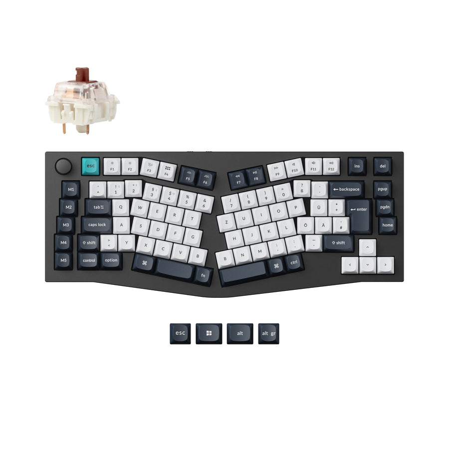 Keychron Q10 Max (Alice-indeling) QMK Aangepast Mechanisch Toetsenbord ISO-indeling Collectie