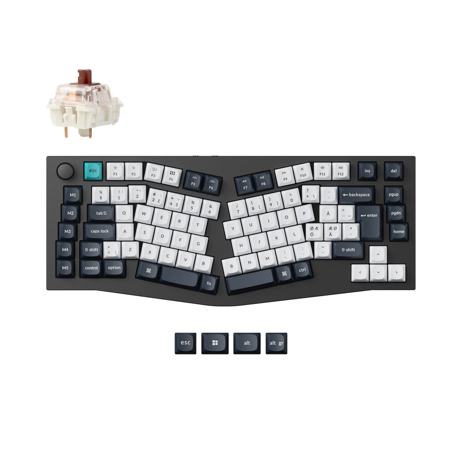Keychron Q10 Max (Alice-indeling) QMK Aangepast Mechanisch Toetsenbord ISO-indeling Collectie
