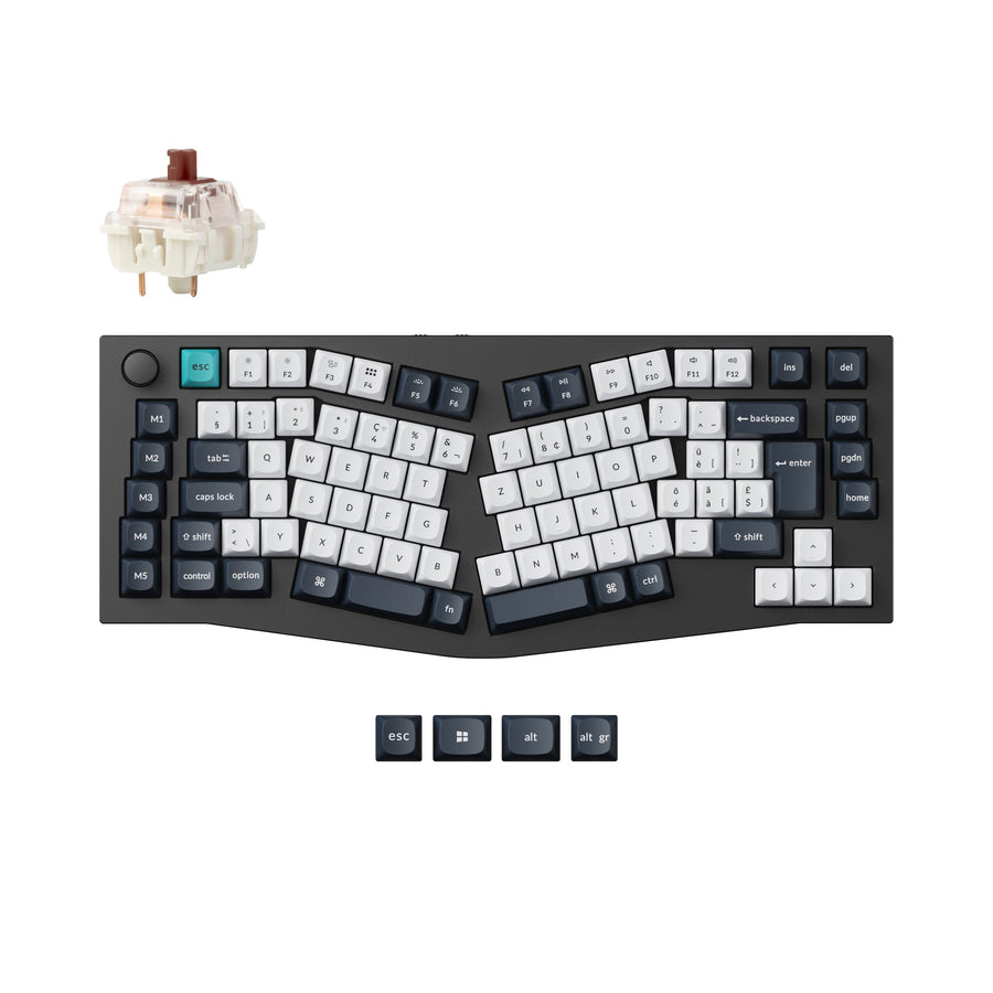 Keychron Q10 Max (Alice-indeling) QMK Aangepast Mechanisch Toetsenbord ISO-indeling Collectie
