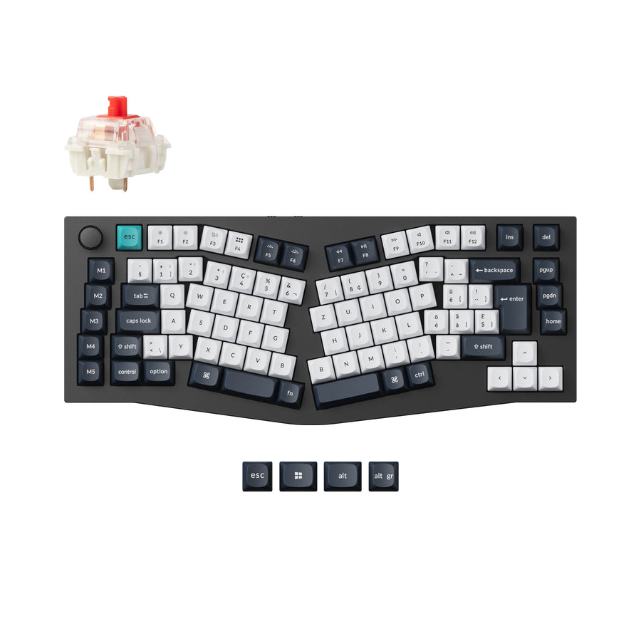 Keychron Q10 Max (Alice-indeling) QMK Aangepast Mechanisch Toetsenbord ISO-indeling Collectie
